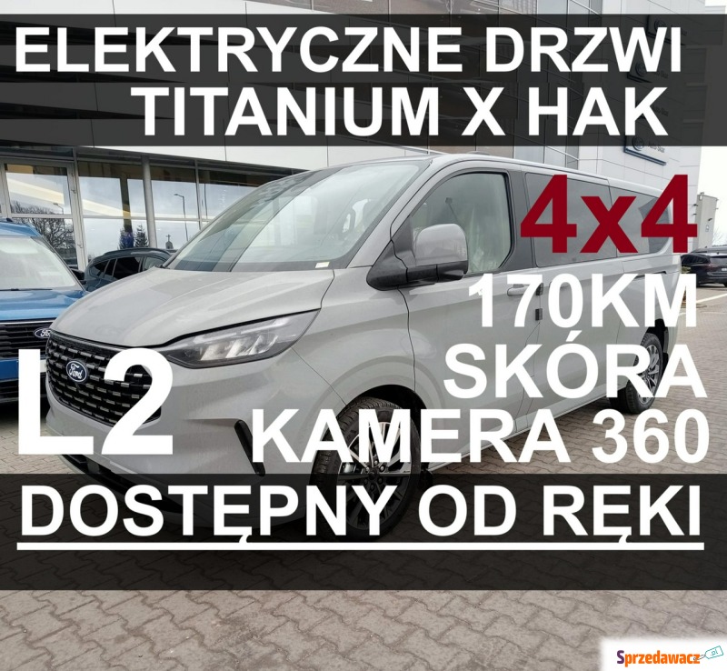 Ford Tourneo Custom  Minivan/Van 2025,  2.0 diesel, automat - Na sprzedaż za 254 241 zł - Szczecinek