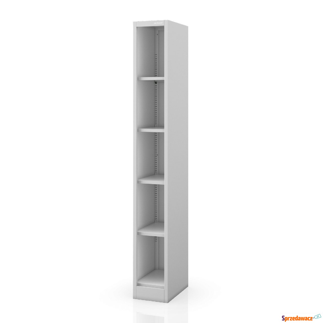 Regał metalowy wąski, archiwiz...