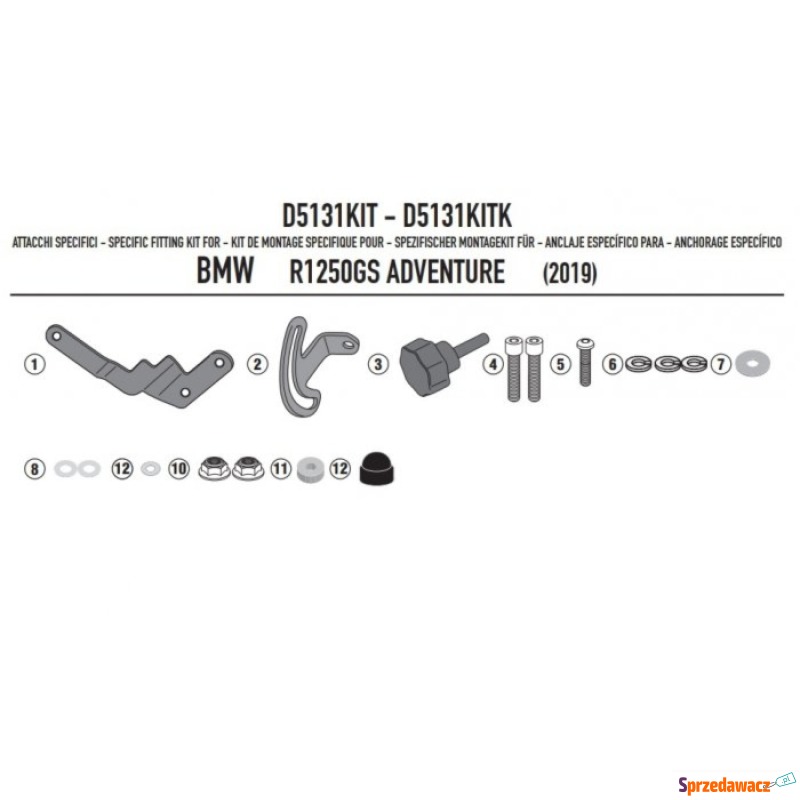 GIVI MOCOWANIE SZYBY 5124DT, 5124D...