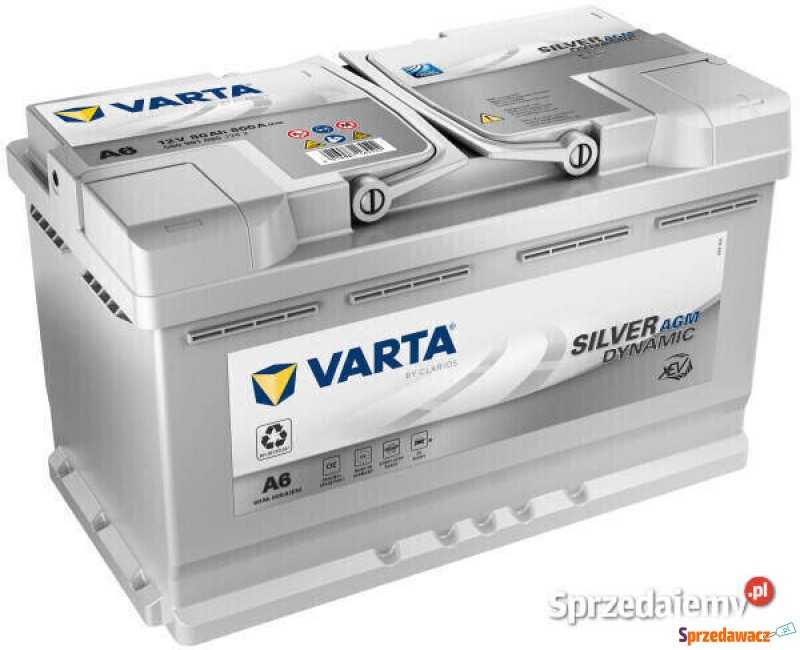 Akumulator AGM 80Ah 800A Varta...