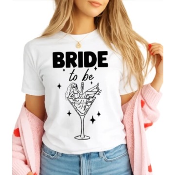 KOSZULKA NA WIECZÓR PANIEŃSKI ''BRIDE TO BE''