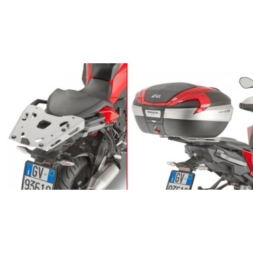 GIVI SRA5138STELAŻ KUFRA CENTRALNEGO Z ALUMINIOWĄ PŁYTĄ MONOKEY BMW S