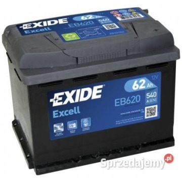 Akumulator 62Ah 540A Exide  Wołomin Wileńska 34