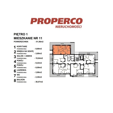 Mieszkanie trzypokojowe Kielce,   51 m2, pierwsze piętro - Sprzedam - zdjęcie 6