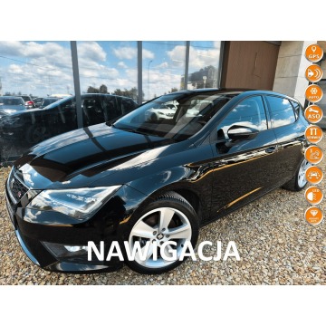 Seat Leon - LEON FR 2.0 TDI 150KM NAVI full led ALCANTARA hak BEZWYPAD serwi 2016