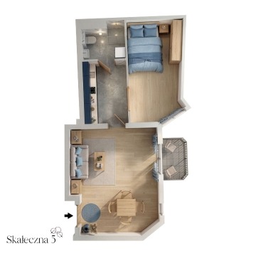 Mieszkanie dwupokojowe Kraków,   47 m2, 4 piętro - Sprzedam - zdjęcie 15