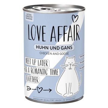 Korzystny pakiet Hardys LOVE AFFAIR, 24 x 400 g - Kurczak i gęsina
