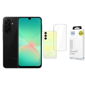 Smartfon Samsung Galaxy A26 5G 8/256GB Czarny (SM-A266BZKCEUE) + Etui Clear Case