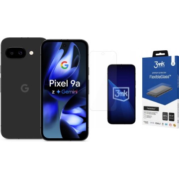 Smartfon Pixel 9A 5G 8/256GB Czarny (GA09566-GB) + FlexibleGlass
