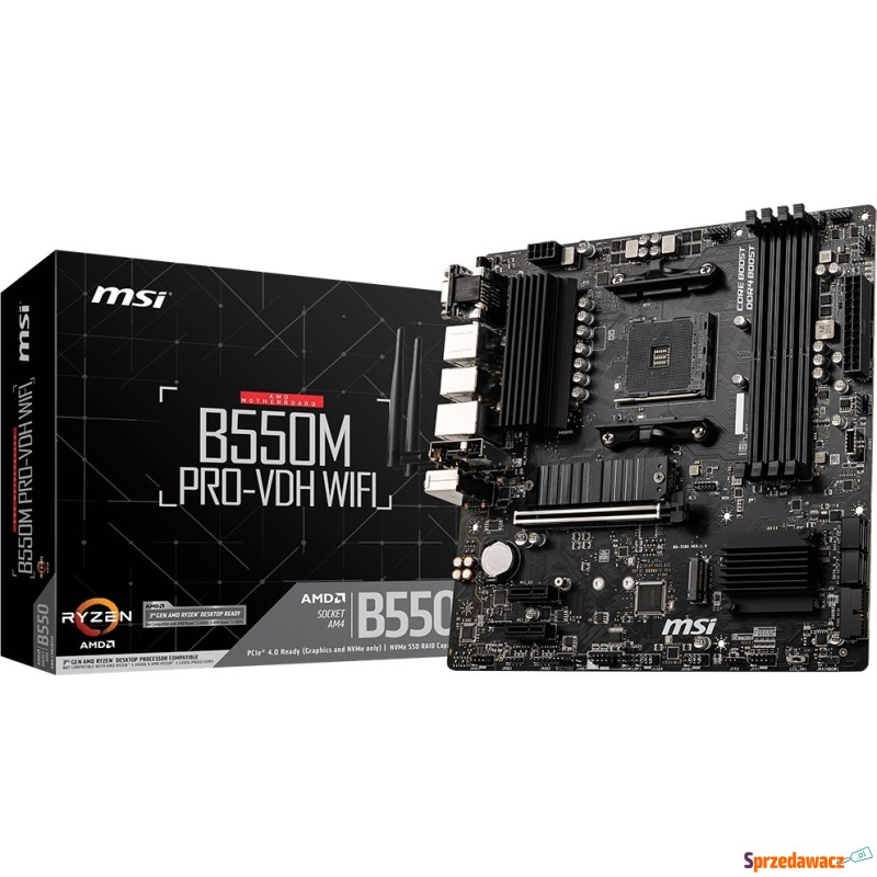 MSI B550M PRO-VDH WIFI - Płyty główne - Gliwice