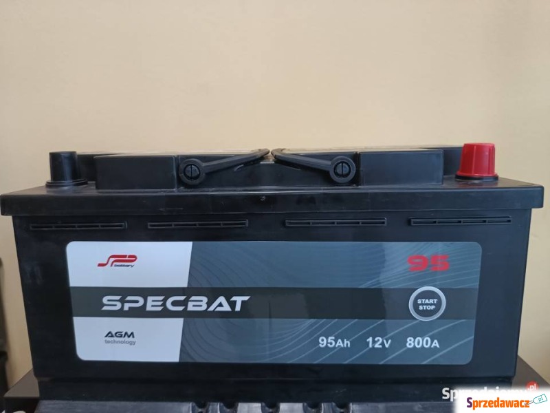 Akumulator 95Ah 800A Specbat AGM  Wołomin Wil... - Akumulatory - Wołomin