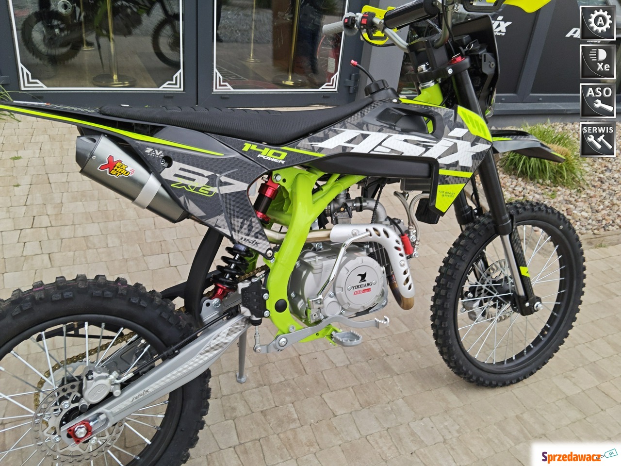 XB-68 ASIX XB 67  silnik 140ccm...