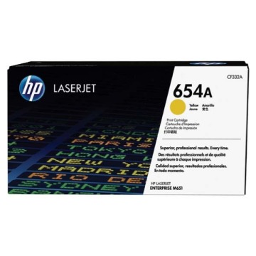 HP oryginalny toner CF332A, yellow, 15000s, 654A, HP Color LaserJet Enterprise M651dn, M651n, M651xh