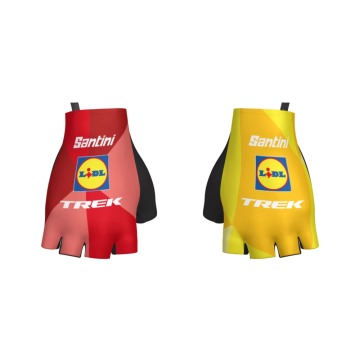 Rękawiczki rowerowe Santini Lidl-Trek Team Unisex