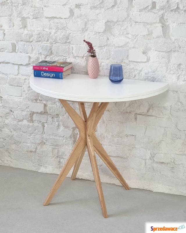 Półokrągły Rozkładany Stół JUBI - różne rozmi... - Stoły kuchenne - Piaseczno