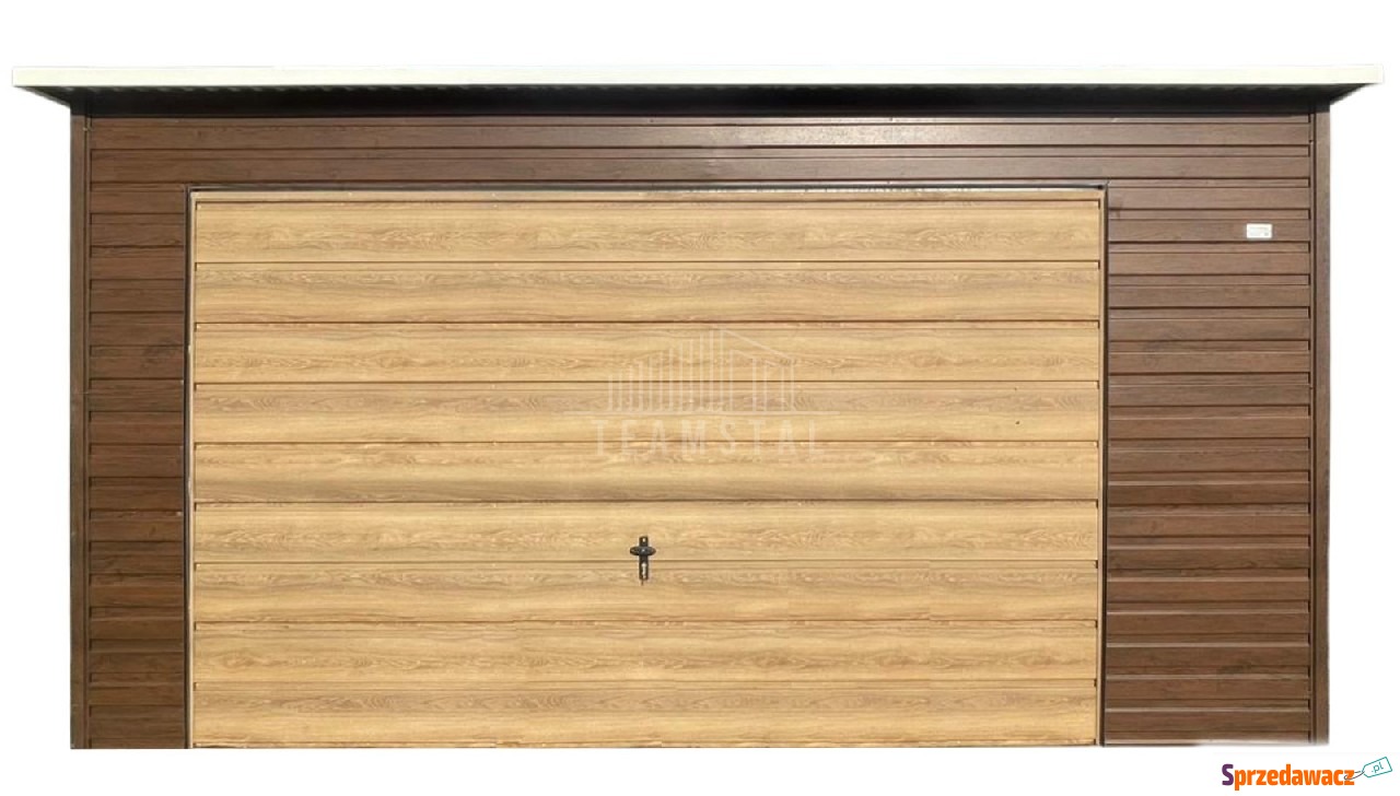 Garaż blaszany 4,5x6 m brama u...