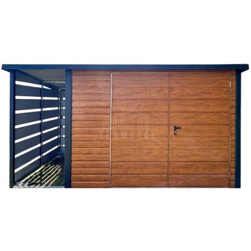 Schowek domek ogrodowy 3x3 m + wiata 1x3 m brama... - Altany, domki, namioty - Łańcut - zdjęcie 1