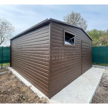 Domek ogrodowy 5,5x4,5 m - drzwi - okno drewn... - Altany, domki, namioty - Dobre Miasto - zdjęcie 2