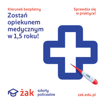 Opiekun medyczny - opłacalny zawód tylko z Żakiem