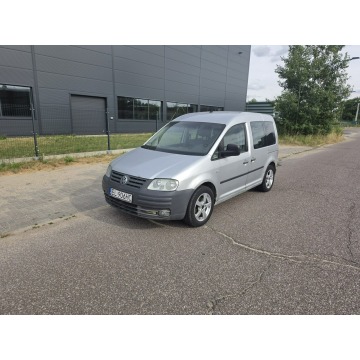 Volkswagen Caddy - Life 1.9 TDi 105KM Klima 7 osobowy Hak Nowe Sprzegło 1 wł od 2009r