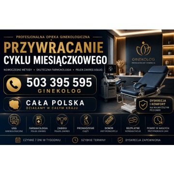 Ginekolog Zabiegi usługi Farmakologiczne pełen zakres pilne wizyty 24h