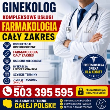 Ginekolog Bydgoszcz Bezzabiegowo pełen zakres szybkie terminy 24h.