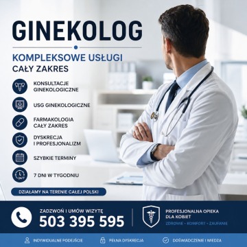 Ginekolog - Gorzów Wlkp Pełna pomoc 24h dyskretnie Bezzabiegowo szybkie wizyty nawet dziś.