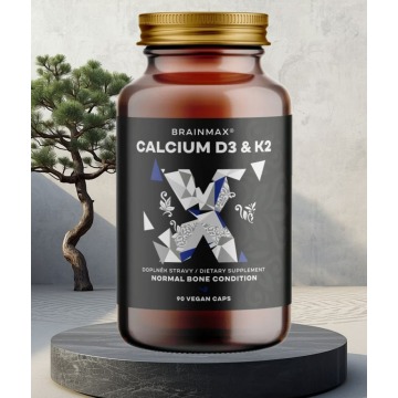 BrainMax Calcium D3 & K2 - Zdrowe kości i stawy - Witaminy i suplementy - Śrem - zdjęcie 3
