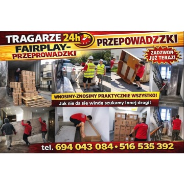 Przeprowadzki i Tragarze 24/7 Warszawa | Bez... - Pozostałe usługi dostawcze - Warszawa - zdjęcie 3