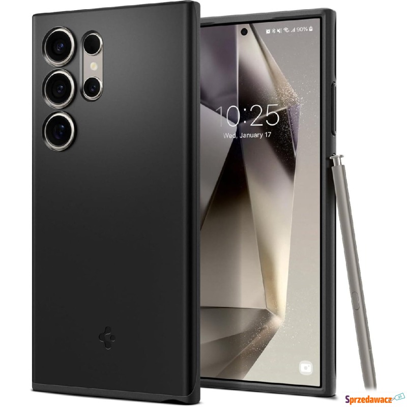 Etui Spigen Thin Fit do Galaxy S24 Ultra, czarne - Etui na smartfony - Mława