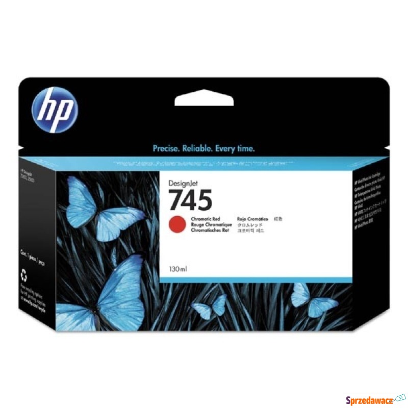 HP oryginalny ink F9K00A, HP 745, chromatic red,... - Tusze, tonery - Starachowice
