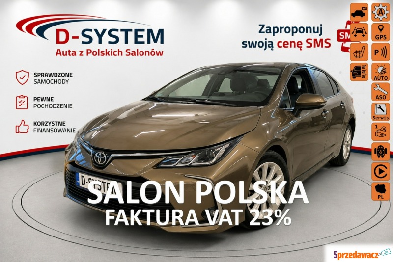 Toyota Corolla  Sedan/Limuzyna 2020,  1.6 benzyna, automat - Na sprzedaż za 57 137 zł - Białystok