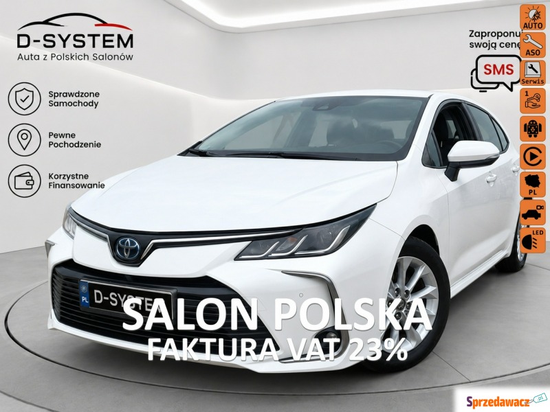 Toyota Corolla  Sedan/Limuzyna 2022,  1.8 hybryda, automat - Na sprzedaż za 55 184 zł - Białystok