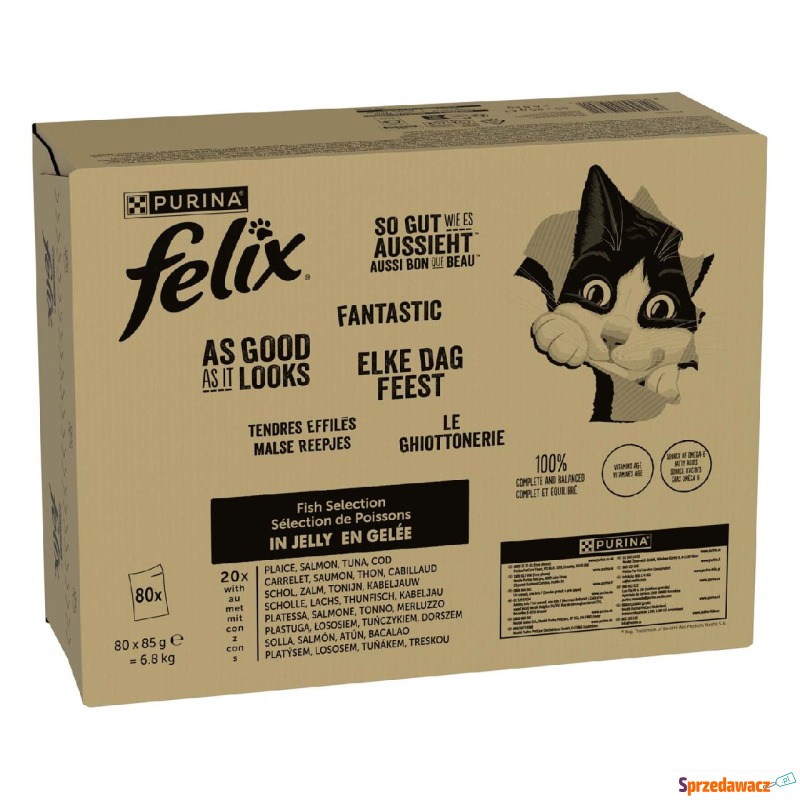 Megapakiet Felix w galarecie, So gut wie es a... - Karmy dla kotów - Legnica