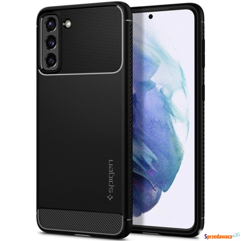 Etui Spigen Rugged Armor Galaxy S21 5G, czarne - Etui na smartfony - Stargard