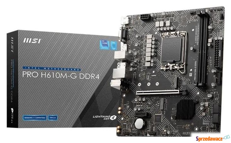MSI PRO H610M-G DDR4