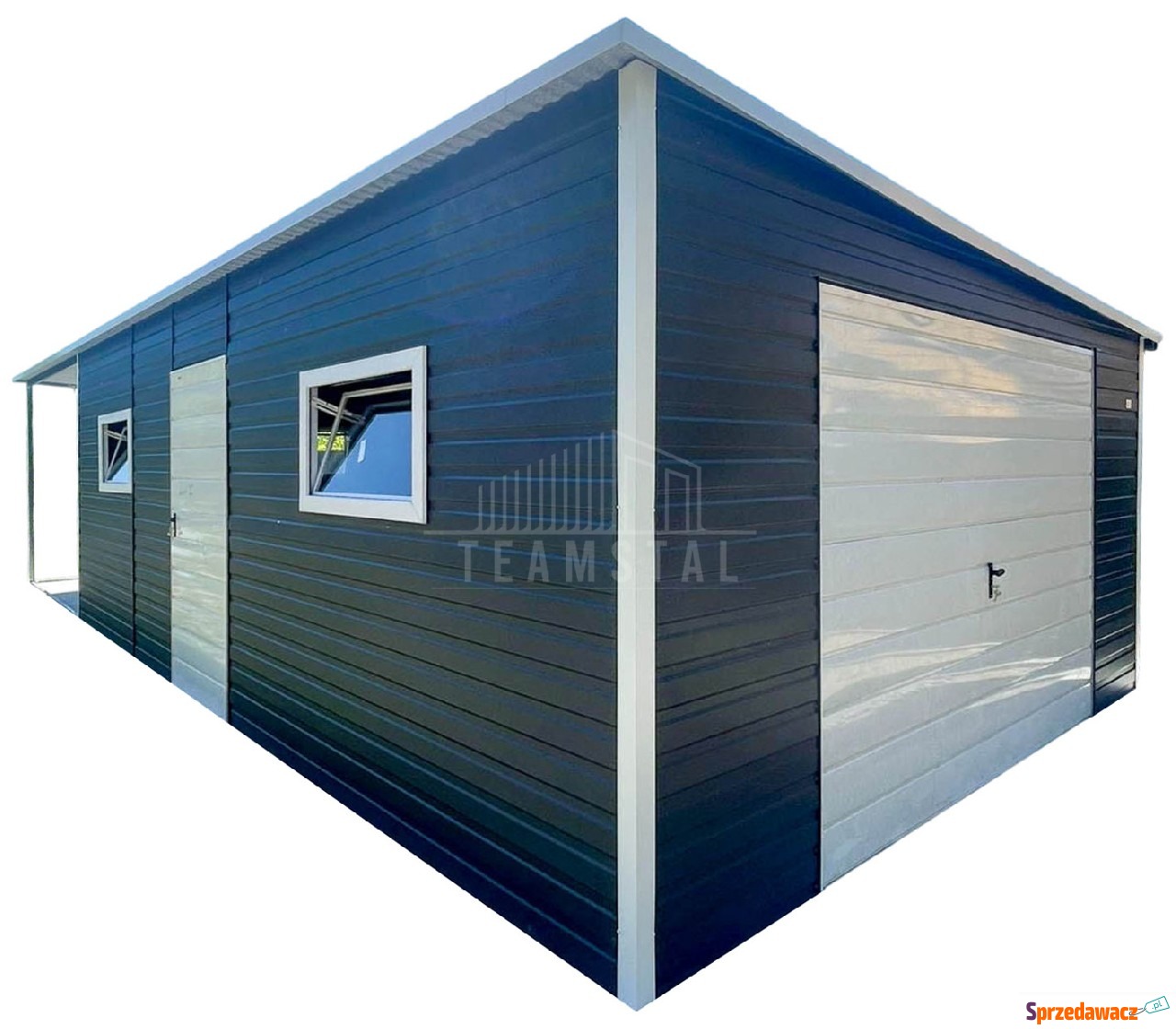 Garaż blaszany 5x6 m + wiata 5x3...