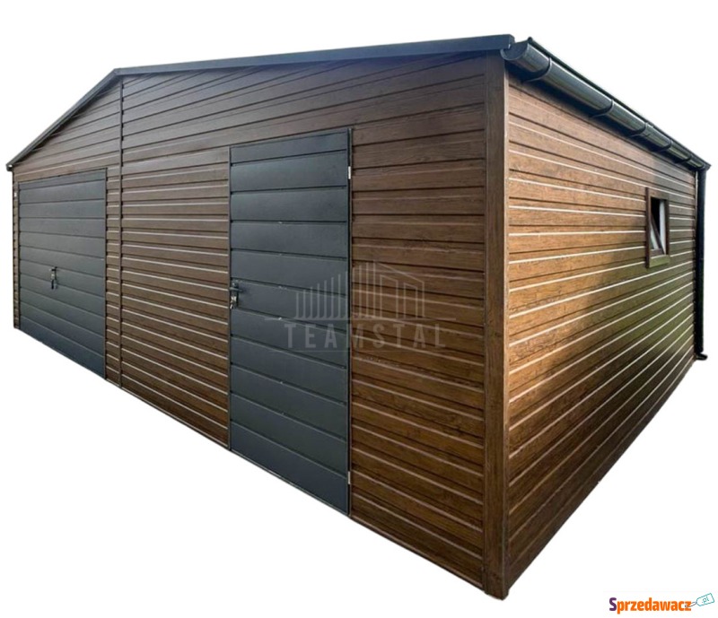 Garaż blaszany 8x5 m brama uchylna...