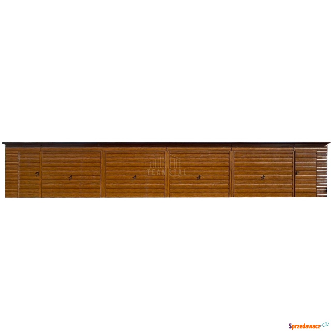 Garaż blaszany 16x5 m 4x brama...