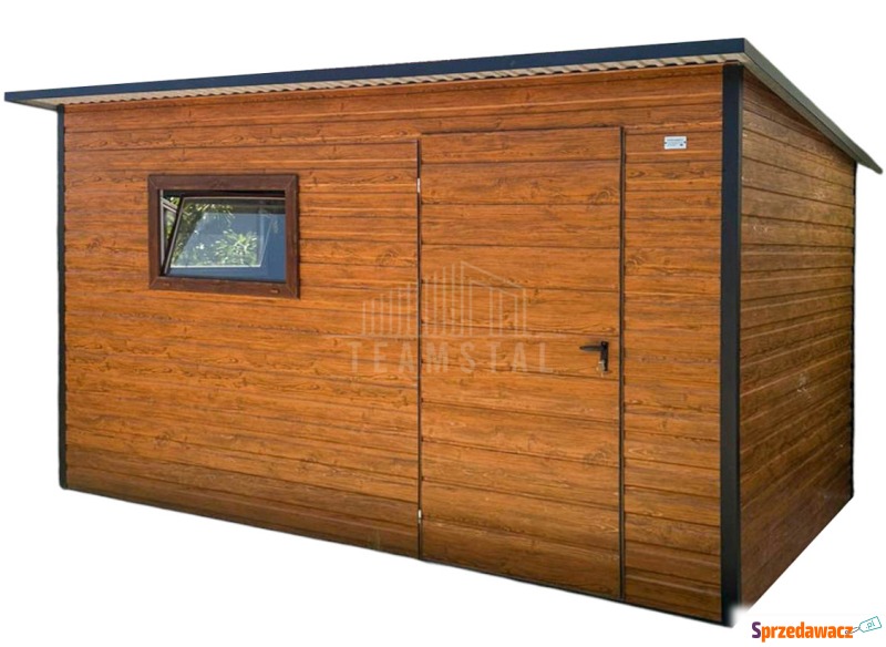 Schowek - domek ogrodowy 4x2m drzwi...