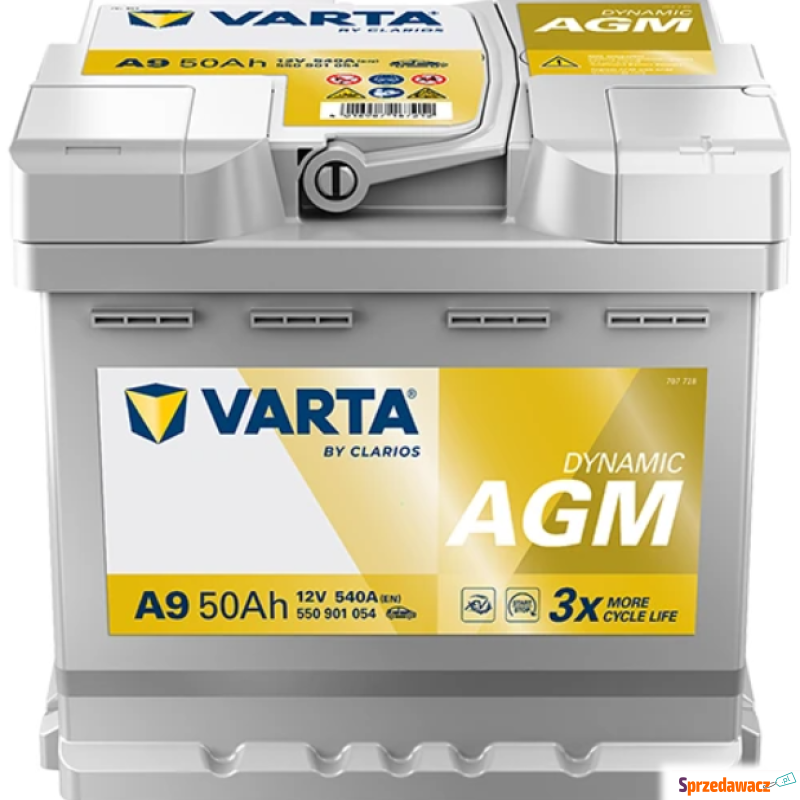 Akumulator Varta 50Ah 540A  AGM...