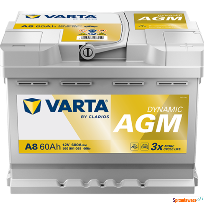 Akumulator Varta Silver 60Ah 680A...