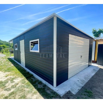 Garaż blaszany 5x6 m + wiata 5x3 m brama uchylna... - Garaże i wiaty - Tychy - zdjęcie 4