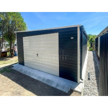 Garaż blaszany 5x6 m + wiata 5x3 m brama uchylna... - Garaże i wiaty - Tychy - zdjęcie 3