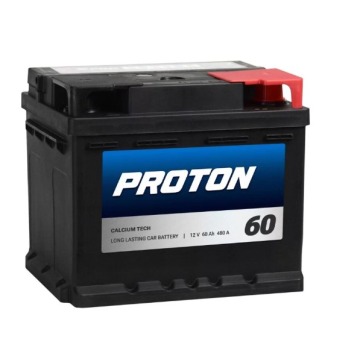 Akumulator 60Ah 480A proton en prawy plus niski - Akumulatory - Wałbrzych - zdjęcie 1