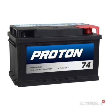 Akumulator PROTON 74Ah 620A prawy +