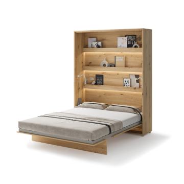 Półkotapczan pionowy BC-12 Bed Concept 160x200 cm 160x200 cm, Dąb artisan półkotapczan, półkotapczan