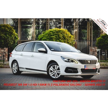Peugeot 308 - Z salonu - Serwis ASO - Nowy rozrząd - 100% Oryginał - Faktura VAT 23%