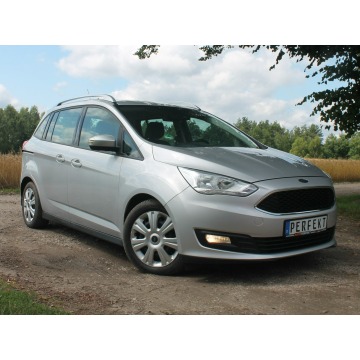 Ford Grand C-MAX - 1.5 D 120 KM Automat NAVI Grzane FOTELE Tempomat MARTWE Pole SERWIS !