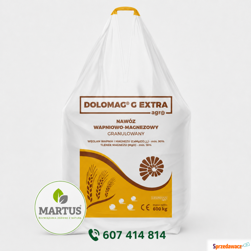 DOLOMAG G Extra nawóz wapniowo-magnezowy - Nawozy, ochrona roliślin - Piotrków Trybunalski